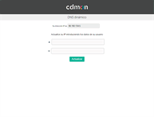 Tablet Screenshot of dinamico.cdmon.org